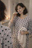 Conjunto Pijama Gris Dots
