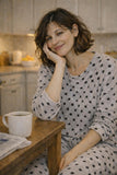 Conjunto Pijama Gris Dots