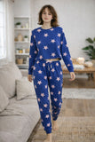 Conjunto Pijama Azul Estrellas