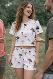 Conjunto Pijama Short Hongos