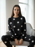 Conjunto Pijama Negra Estrellas