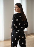Conjunto Pijama Negra Estrellas