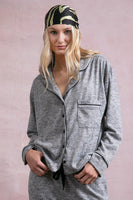 Conjunto Pijama Camisero Gris