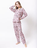 Conjunto pijama Leopardo rosa