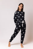 Conjunto Pijama Negra Estrellas